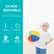 4E's Novelty 24 Pack Bulk Inflatable Beach Balls – 16"" Classic Rainbow Pool Balls for Swimming Pool